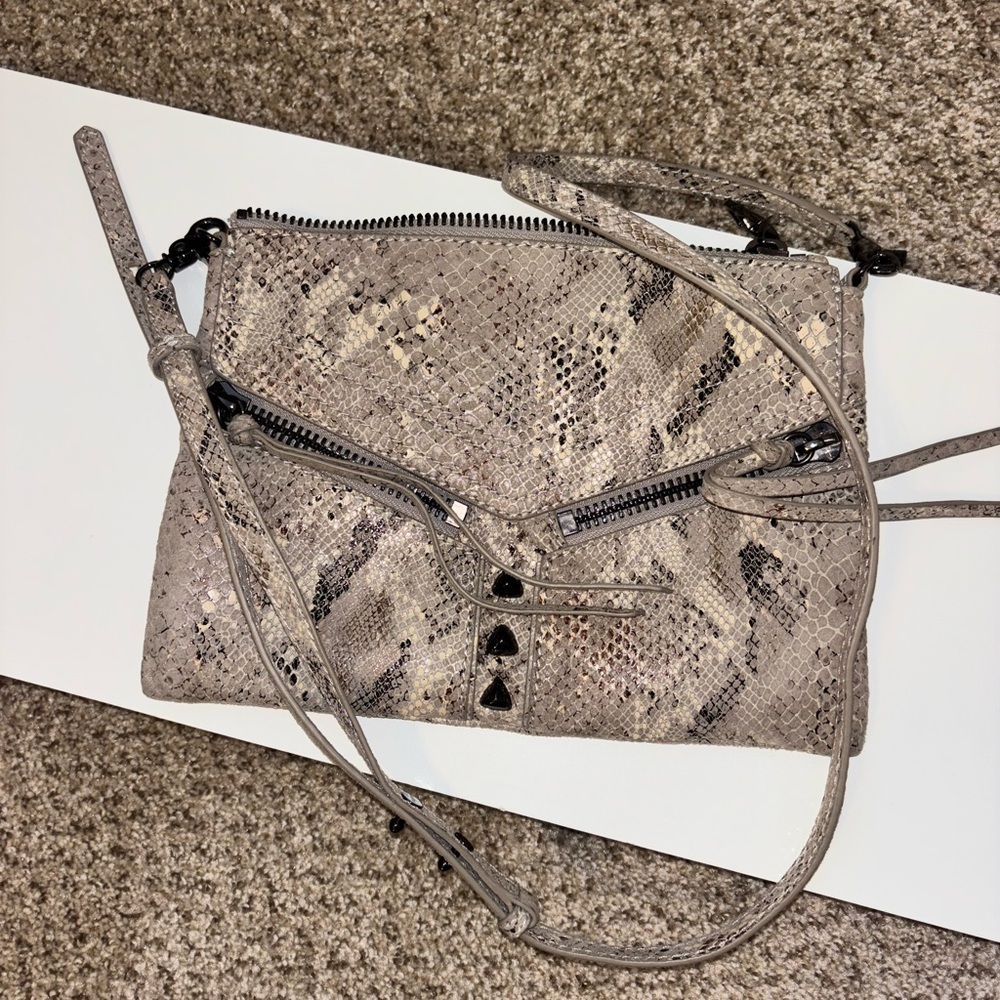 Botkier Crossbody Snakeskin Trigger Purse